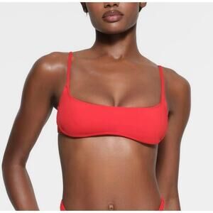 Women’s Skims Micro scoop bikini in Ruby Red size XS/S